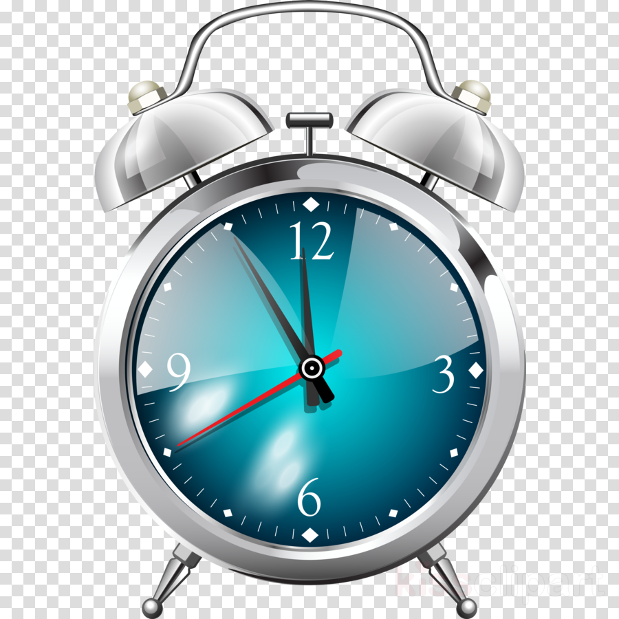 analog watch clock alarm clock blue watch clipart.