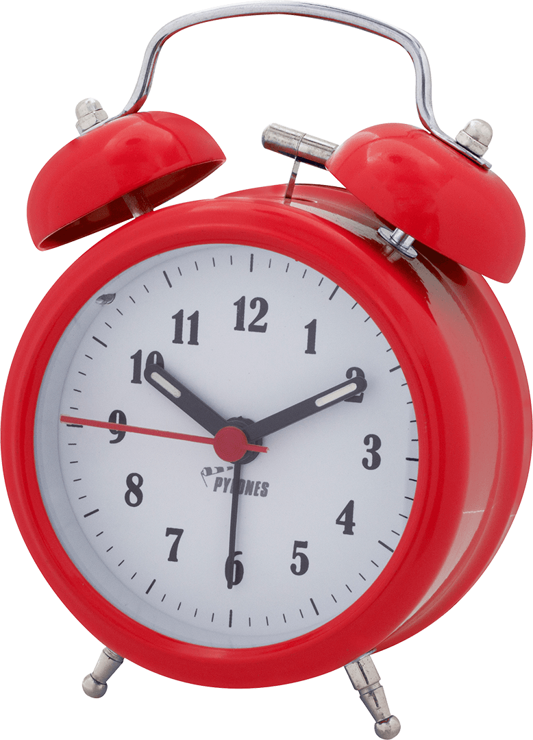 Alarm Clocks Mini Alarm Clock Newgate Clocks & Watches Red.