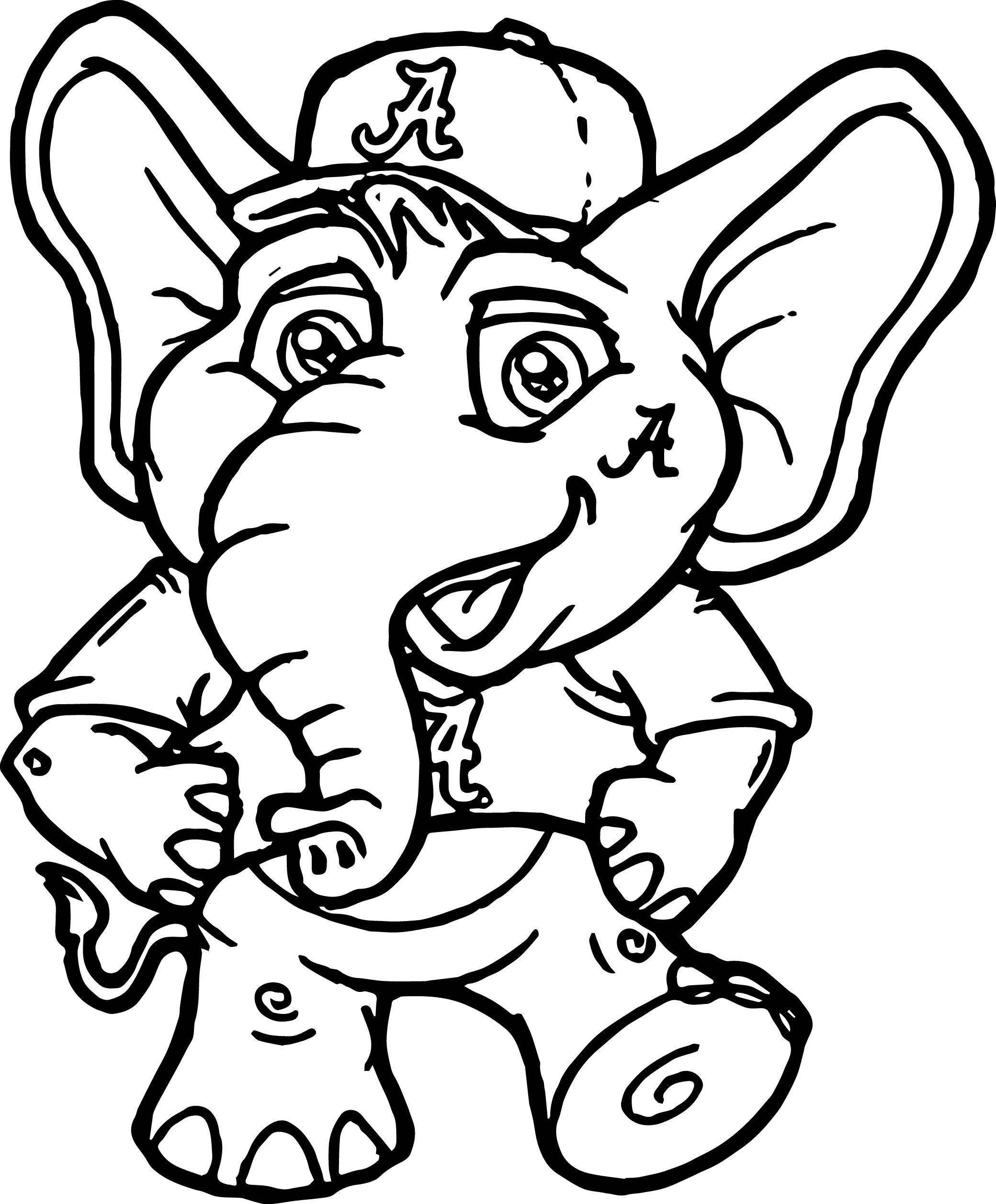 Coloring Pages Of Alabama Football.