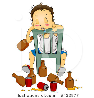 Drinking Alcohol Clipart.