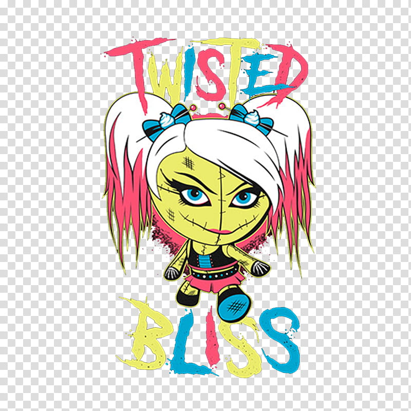Alexa Bliss Twisted Bliss Tee Logo transparent background.