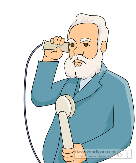 Graham Bell Telephone Clipart.