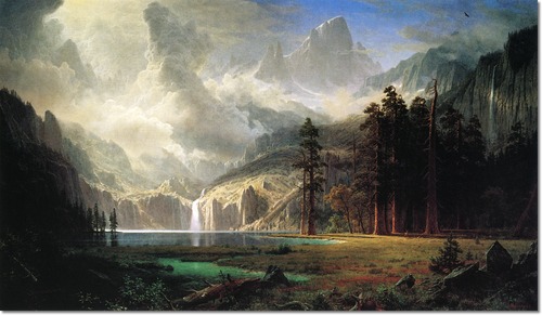 Albert Bierstadt's Mt Whitney.