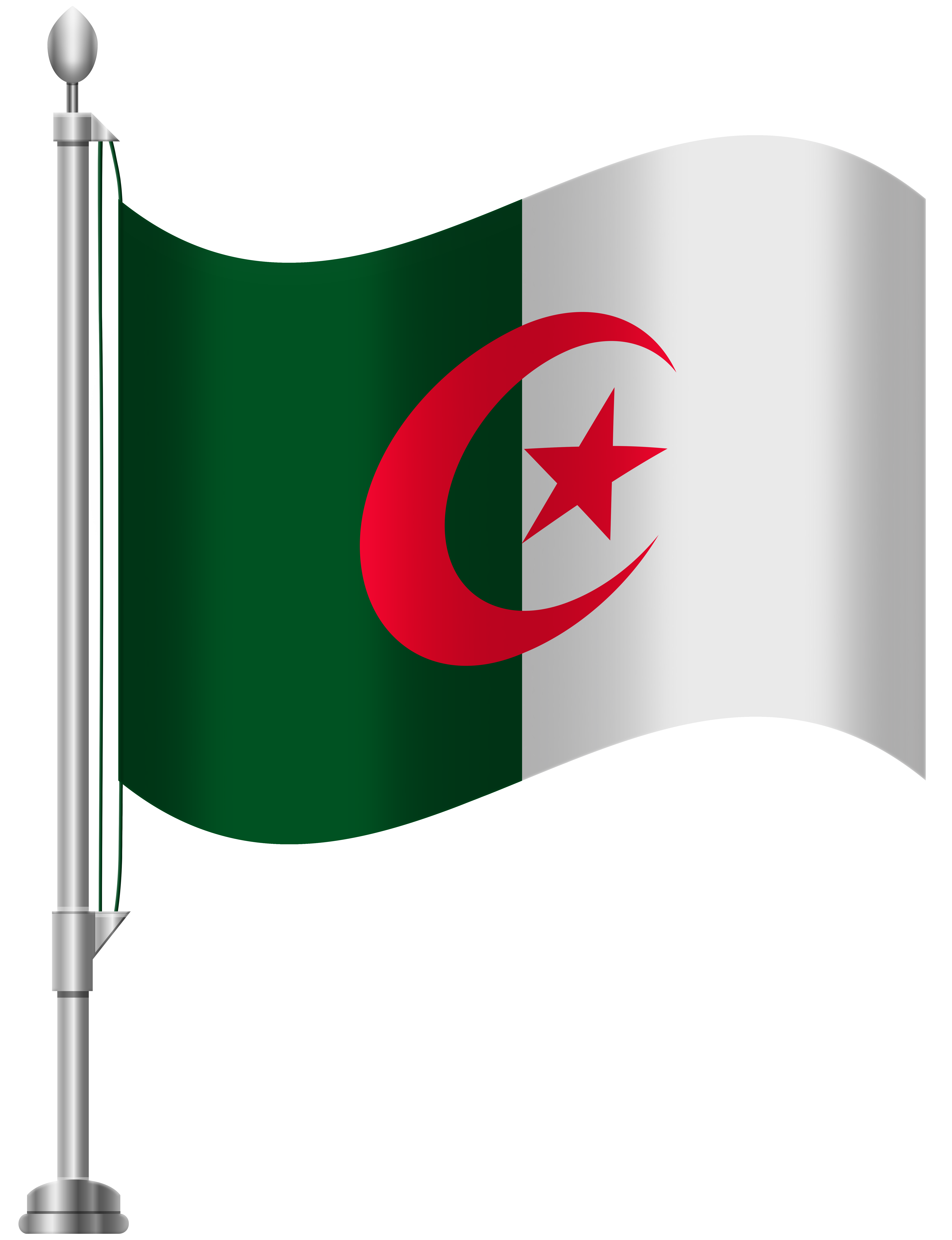 Algeria Flag PNG Clip Art.