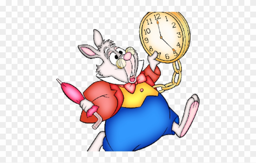 Clock Clipart Alice In Wonderland.