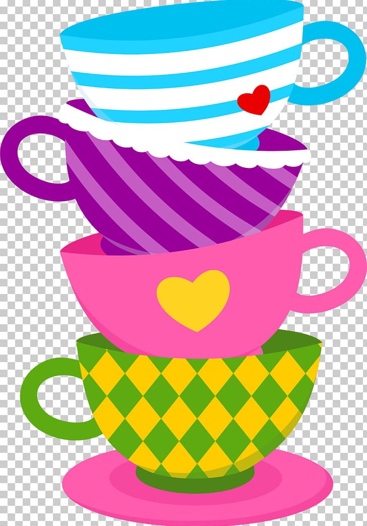 Alice\'s Adventures In Wonderland Cupcake Teacup Tea Party.