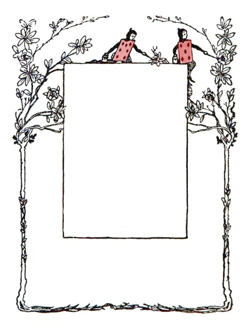 Alice And Wonderland Border