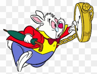 Rabbit Clipart Alice In Wonderland.