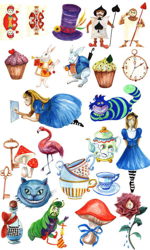 Alice In Wonderland Teacup Clipart.