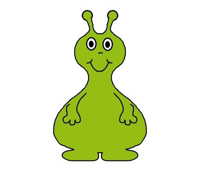 Clipart With Transparent Background Alien.