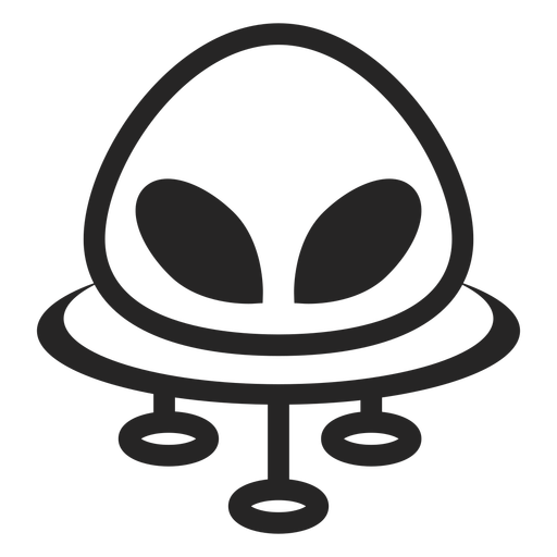Cute alien icon.