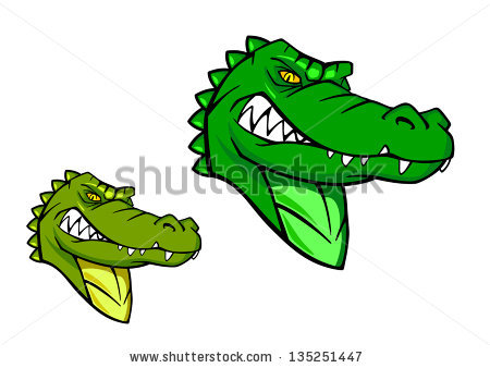Gator Head Stock Images, Royalty.