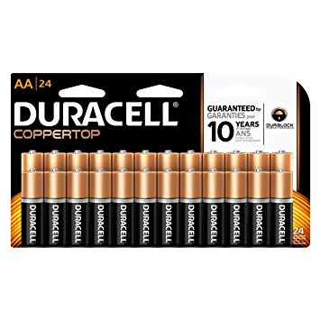 Duracell Coppertop AA Alkaline Batteries, 24 Count: Amazon.ca.