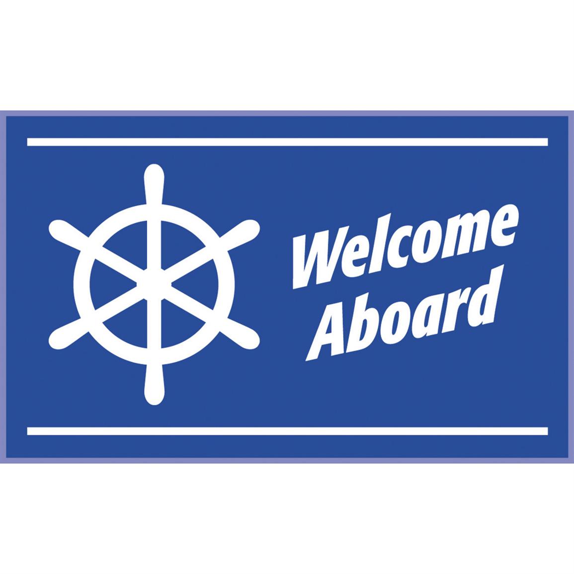 Welcome aboard clipart.