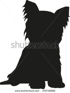 Download all cute yorkie silhouette with eyes clipart 20 free ...