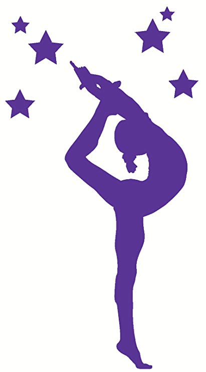 Gymnastics clipart purple, Gymnastics purple Transparent.