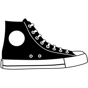 Free Converse Clipart Black And White, Download Free Clip.