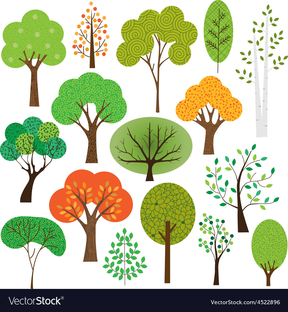 Trees clipart.