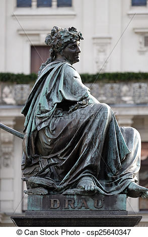 Stock Photo of Archduke Johann Fountain, allegorical.