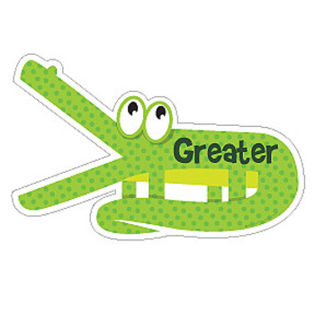 Greater Than Less Than Alligator Clipart.
