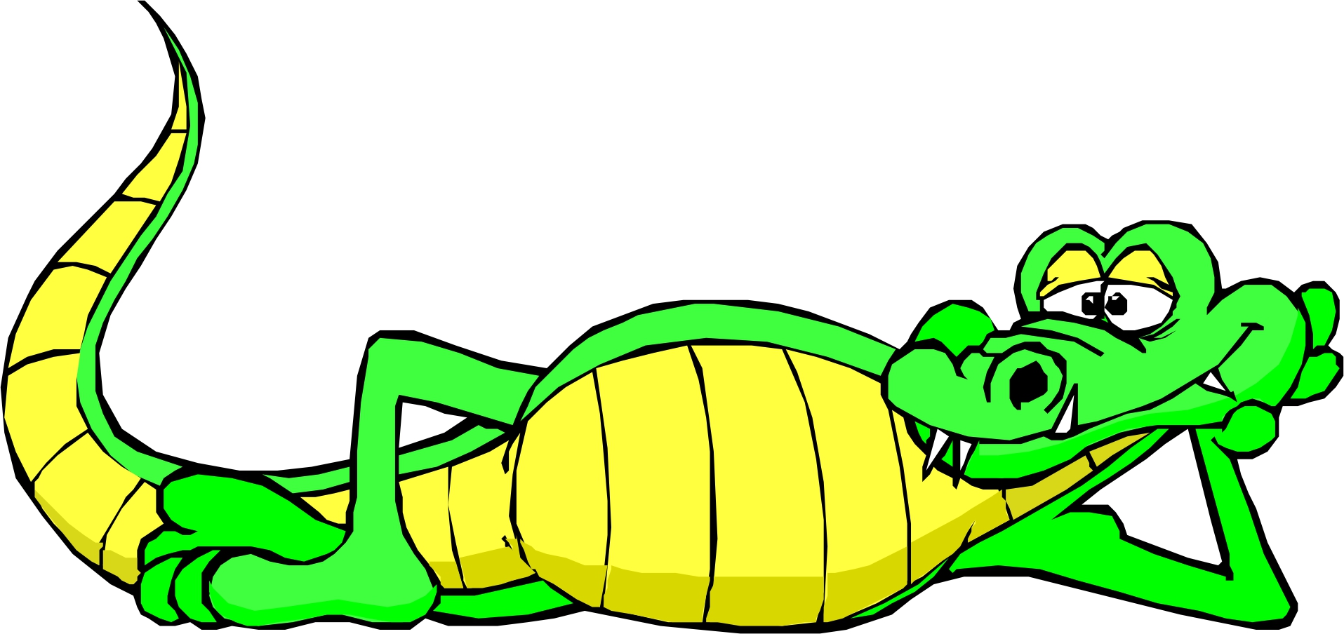 Alligator with mouth open clipart free clip art images image #12314.