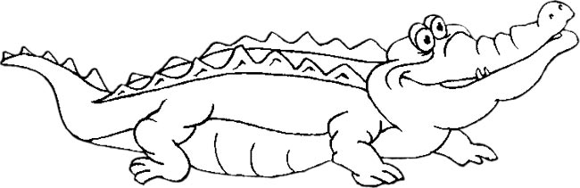 Free Black And White Alligator Clipart, Download Free Clip.