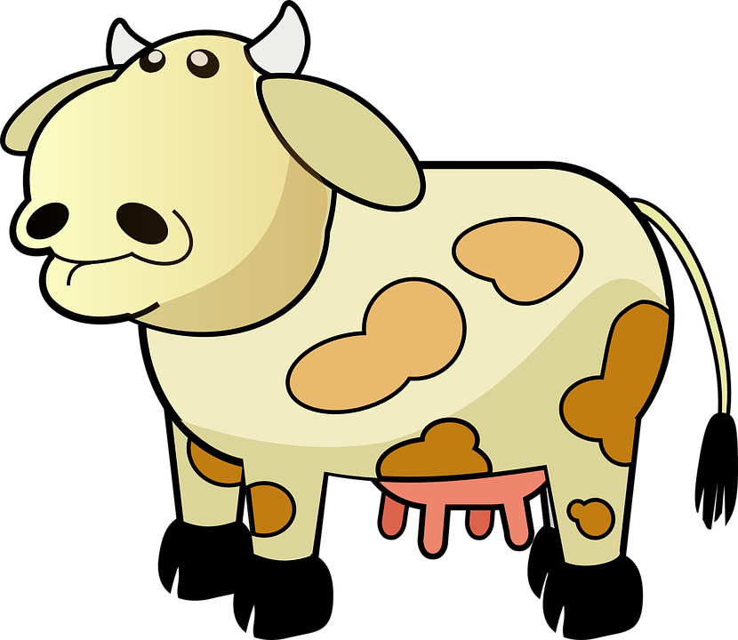 Free vector graphic: Cow, Dairy, Farm, Udders, Cattle.