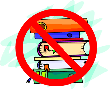 Banned Books Clip Art.