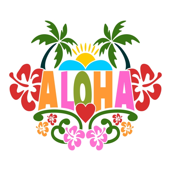 305 Aloha free clipart.