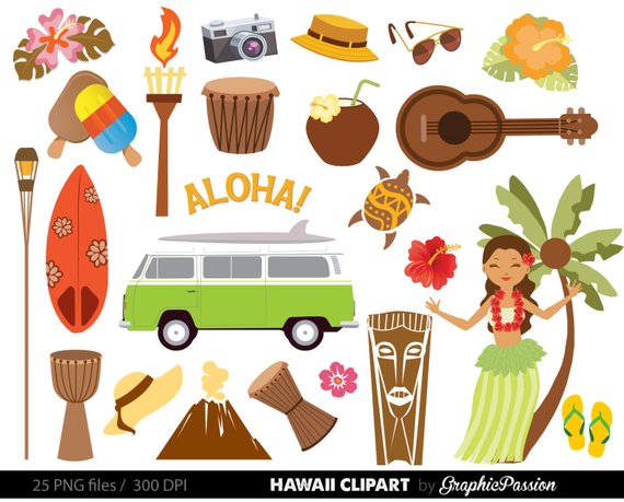Hawaiian Luau Party clip art, Luau clipart Luau clip art.