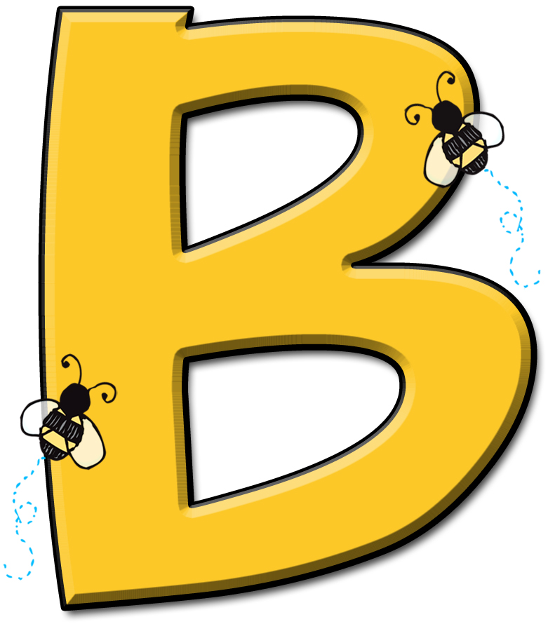Printable Bee Alphabet Letters