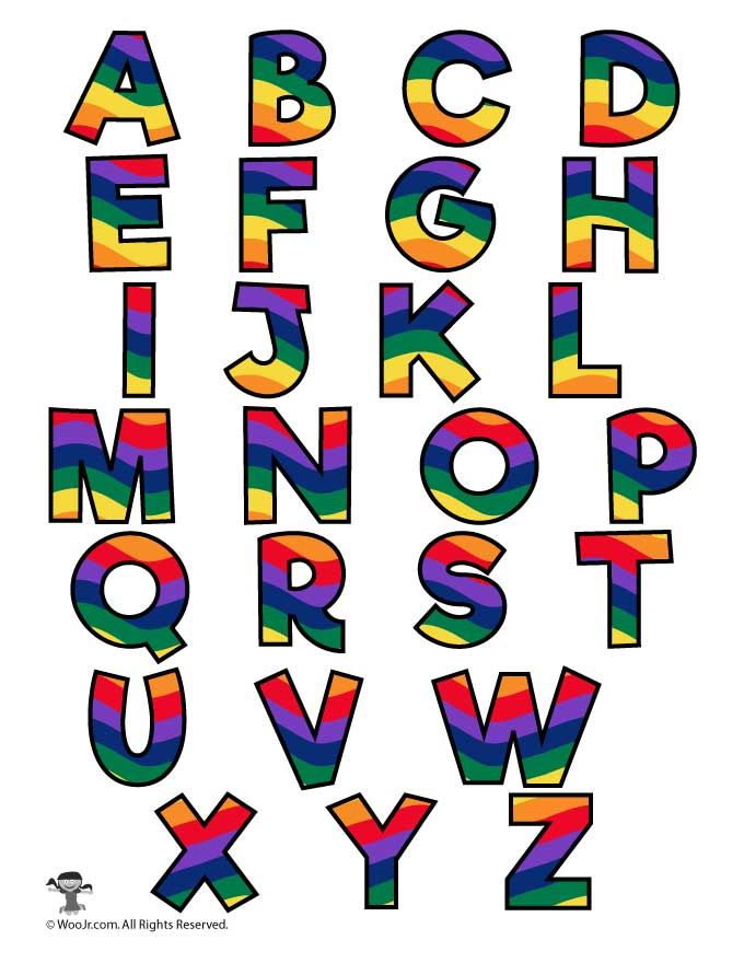 colored bubble letter font