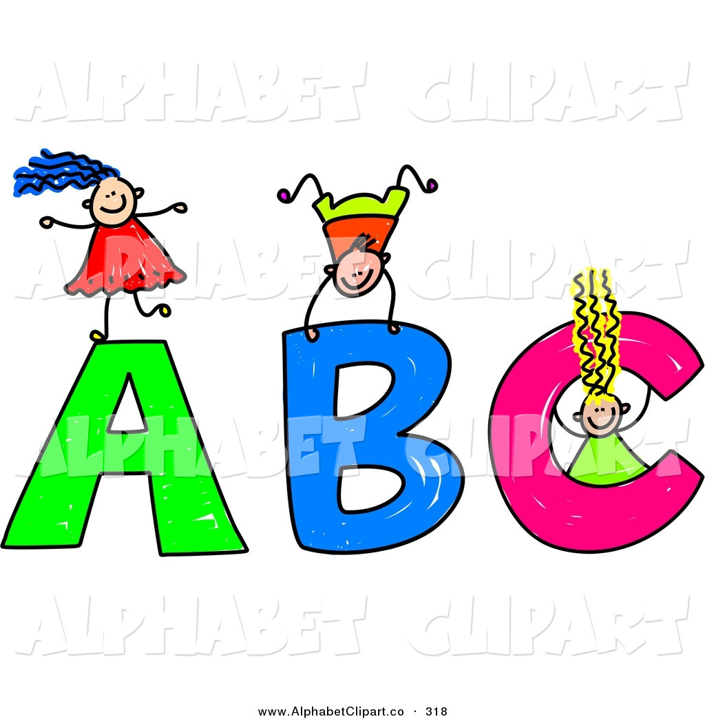 Individual Alphabet Letters Clipart.