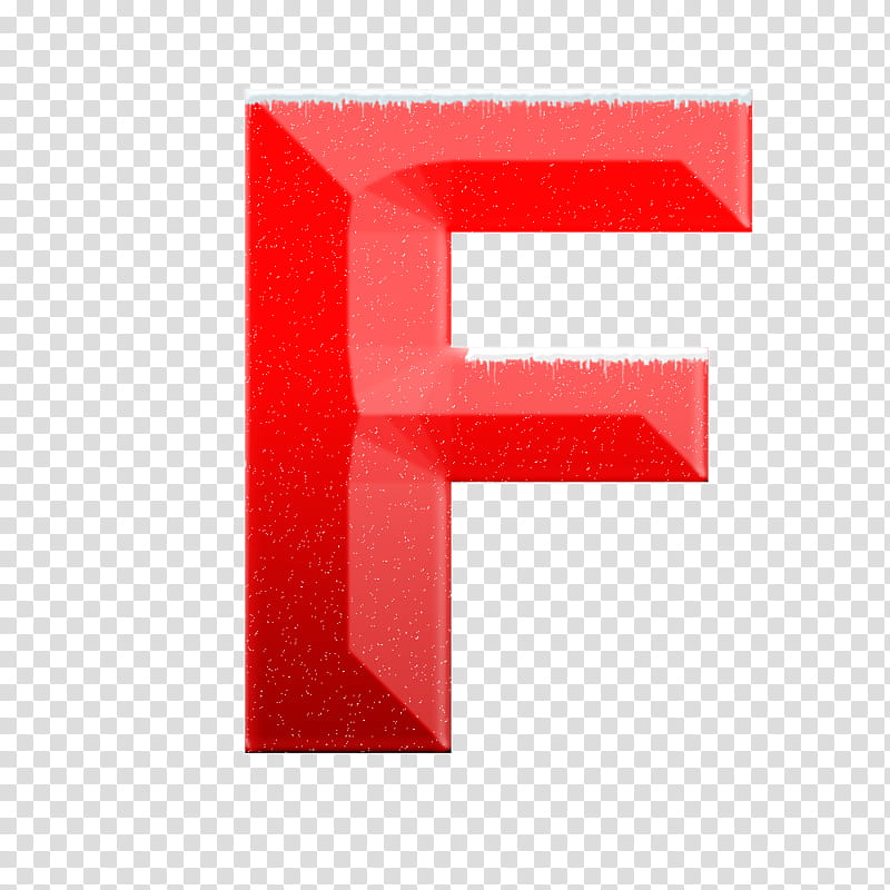 Snow alphabet and numbers, letter f logo transparent.