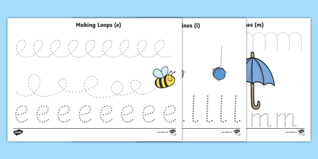 Pencil Control Worksheets.