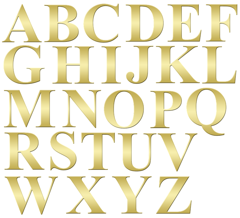 Alphabet Letters.