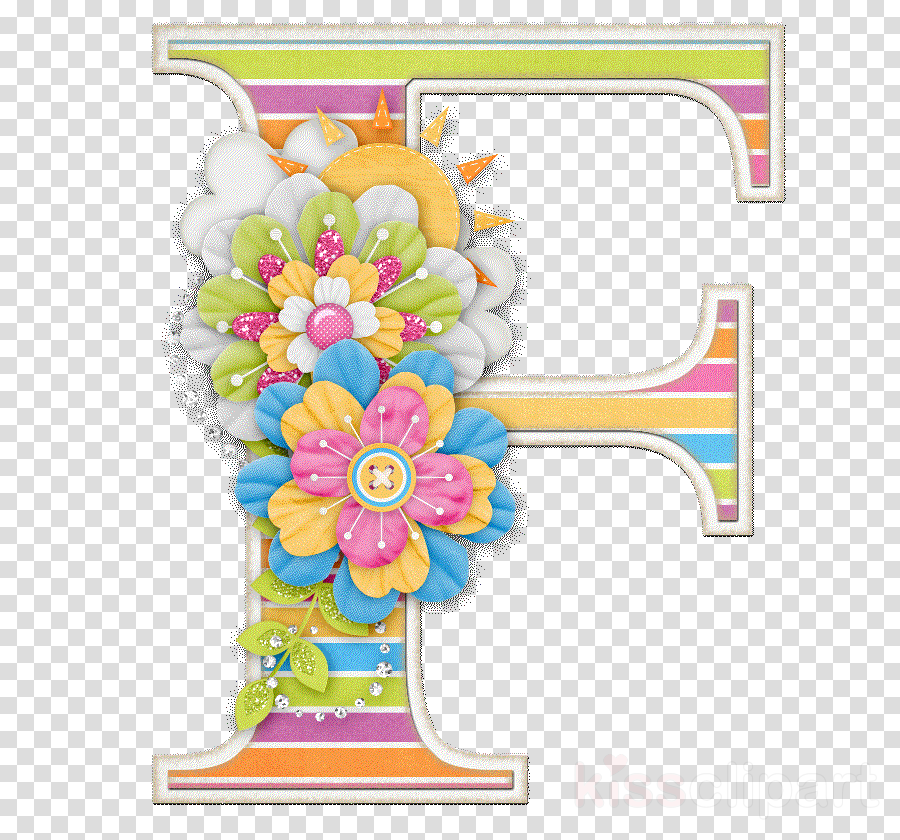 Alphabet With Flowers Clipart 10 Free Cliparts Download Images On