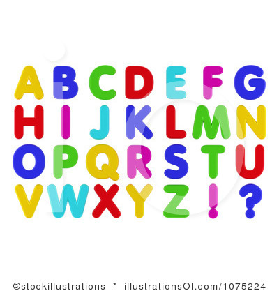 Free Alphabet Clipart.
