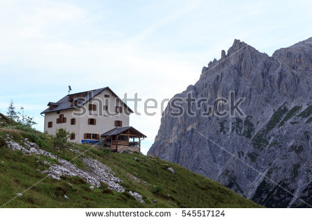 Alpine Hut Stock Photos, Royalty.