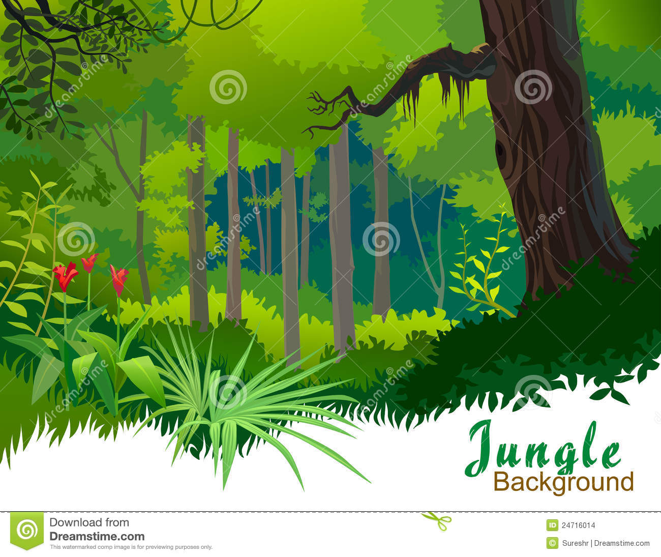 Amazon forest clipart.