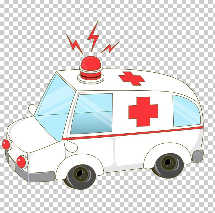 Cartoon Ambulance Automotive Design PNG, Clipart, Ambulance.