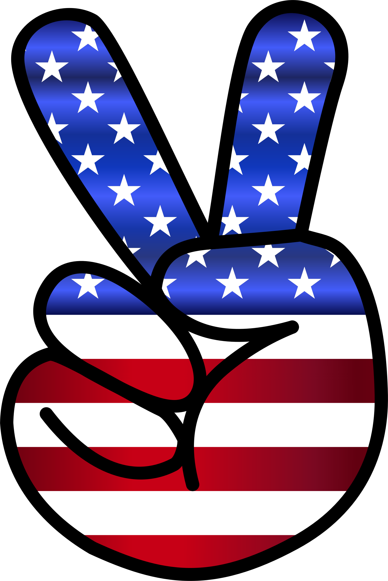 America Clipart Peace Sign.