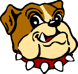 Elementary School Bulldog Clipart.