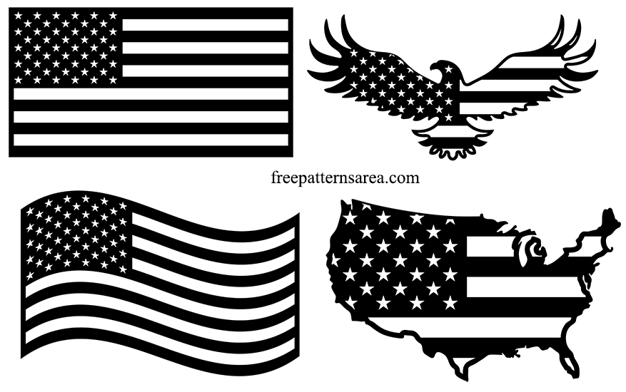 American Flag Clip Art Black And White 20 Free Cliparts Download Images On Clipground 2024 7777