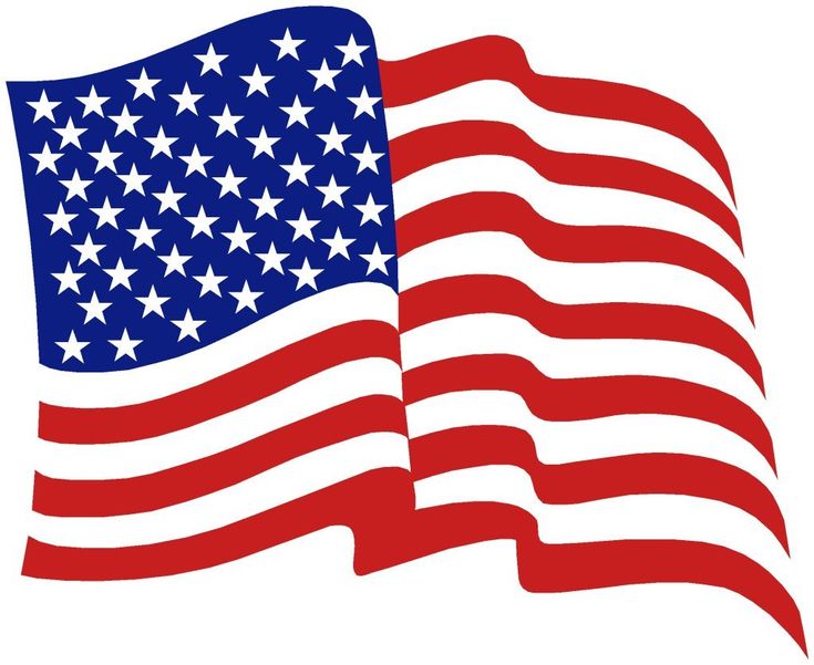 Waving american flag clipart » Clipart Station.