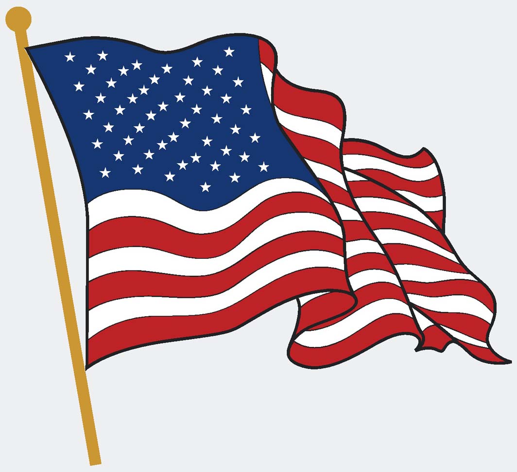 3057 Flags free clipart.