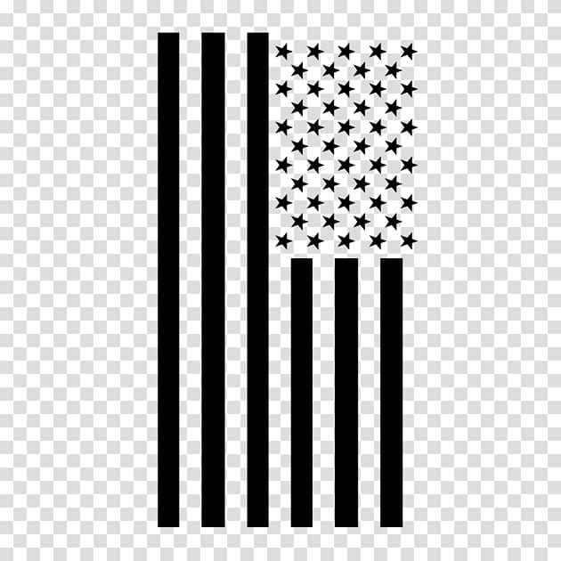 Flag of America in black illustration, Flag of the United.