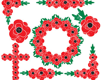 American flag poppies cross clipart clipart images gallery.