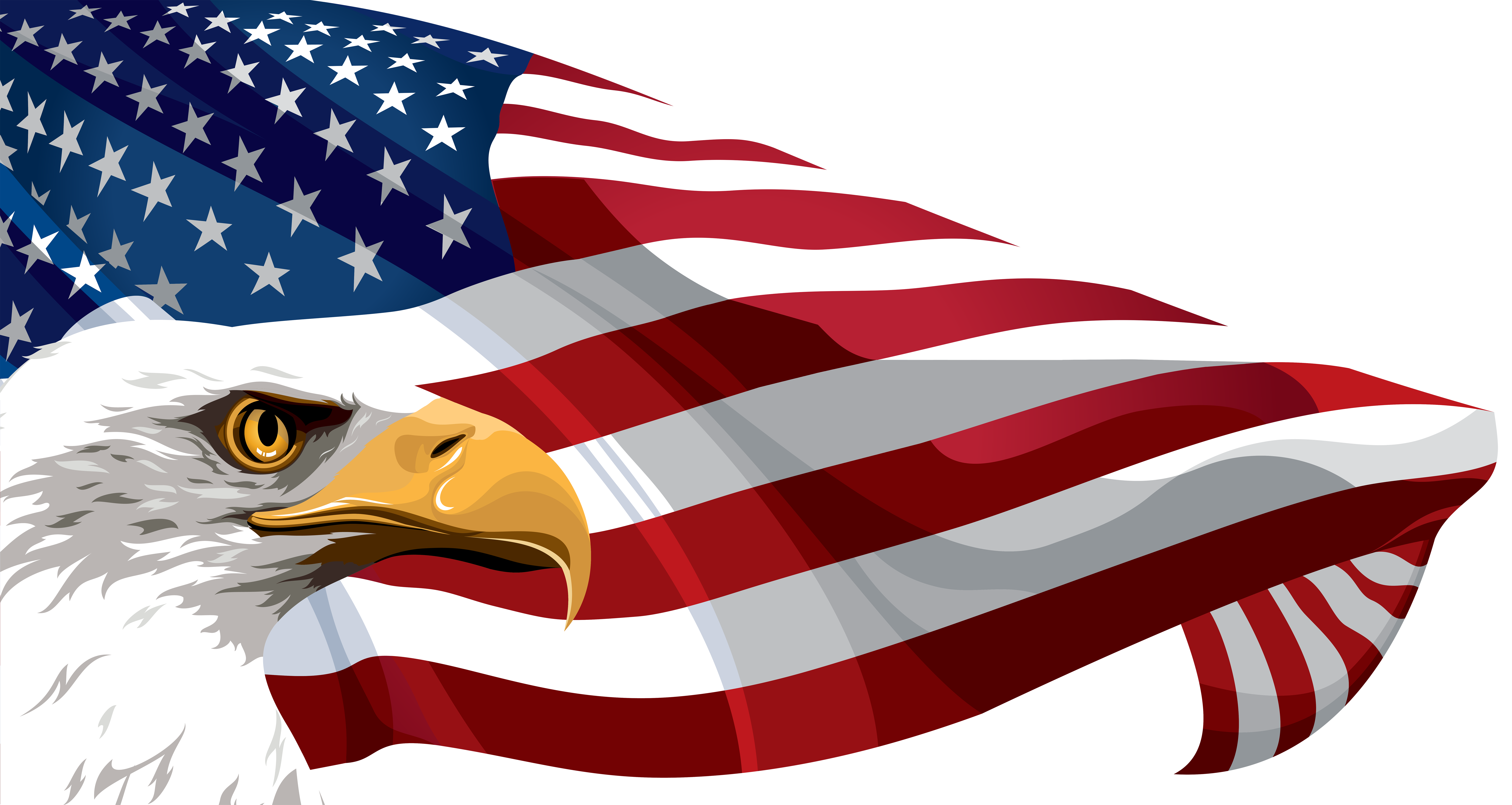 American Flag Eagle Clipart 20 Free Cliparts Download Images On   American Flag Ribbon Clipart Transparent Background 11 