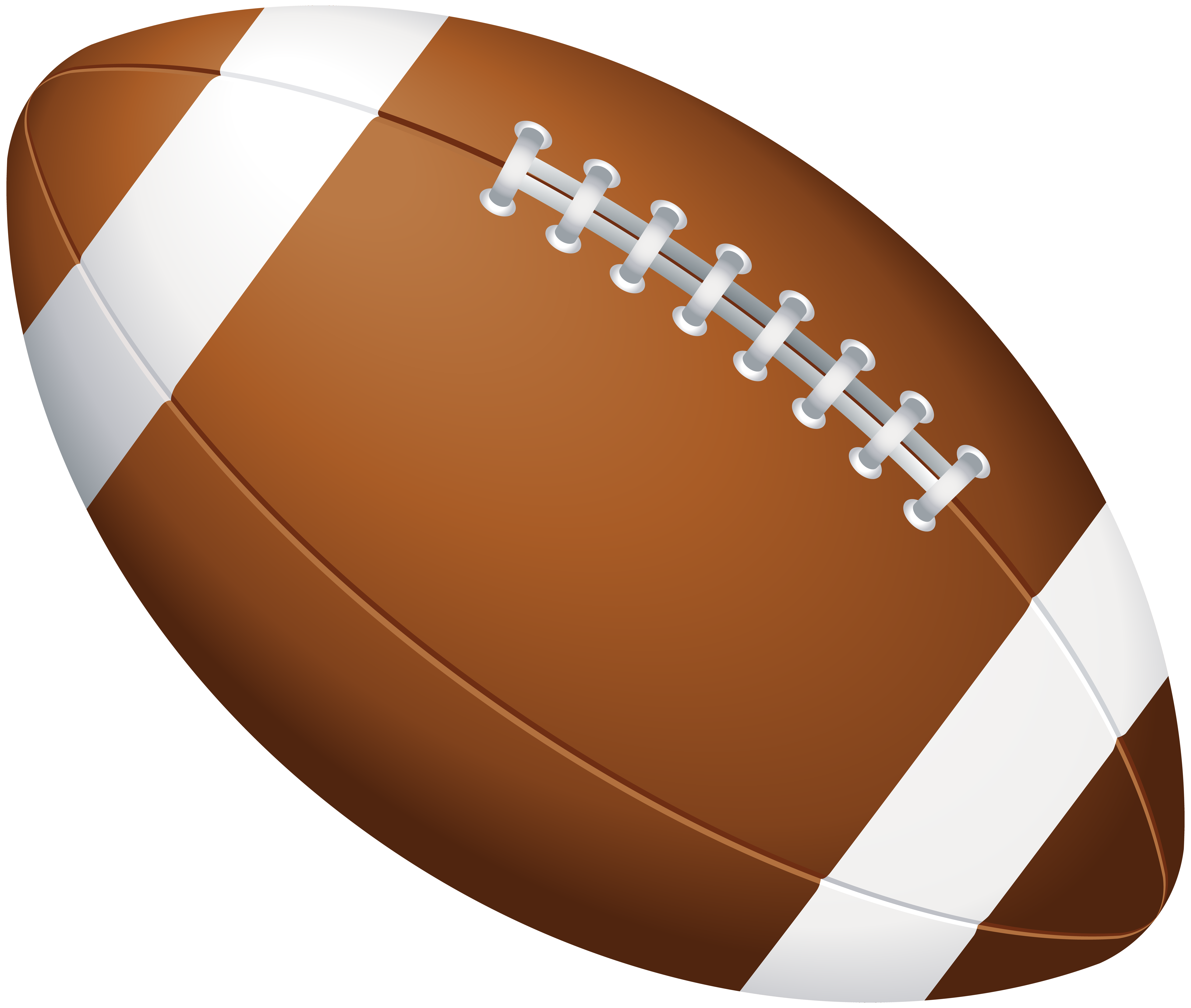 American Football Ball PNG Clip Art Image.